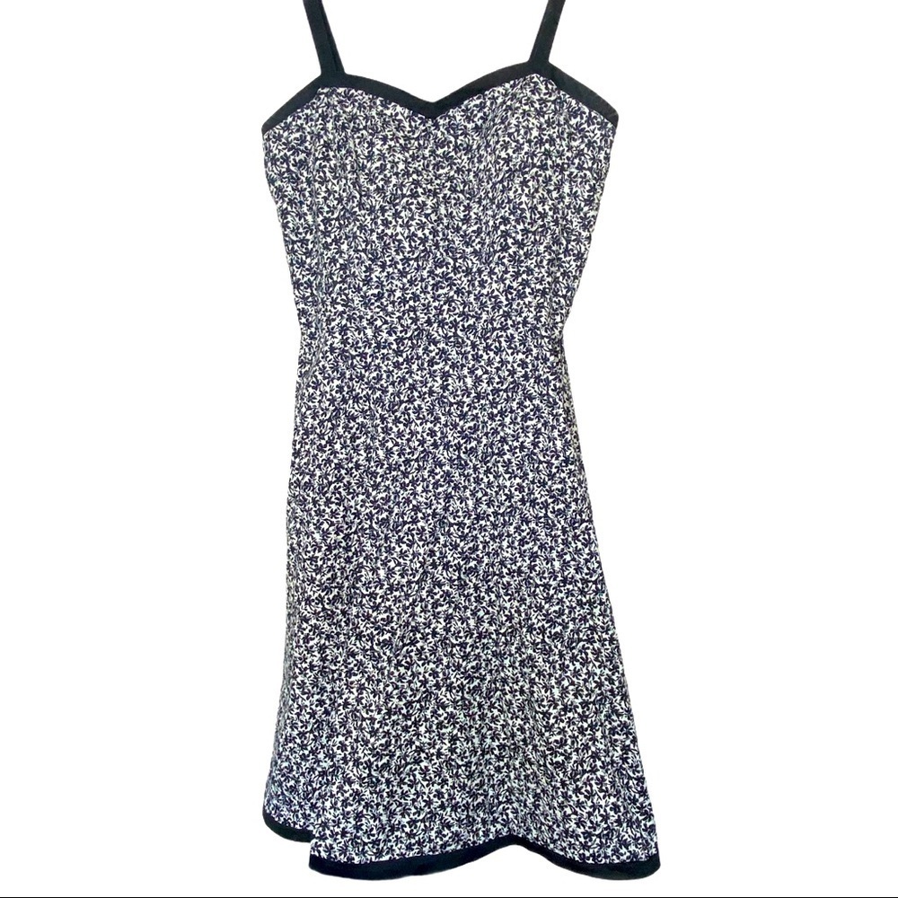 R&K Black & White Floral Sleeveless Dress Size 12